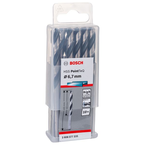 HSS Twist Drill Bit PointTeQ 6.7mm 10 pcs. image 1