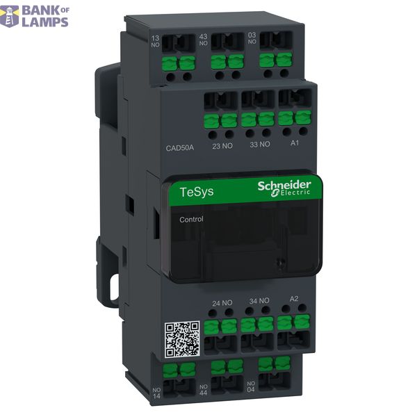 Relay Deca 5NO 0NC 3P 48V AC Snap-in image 1