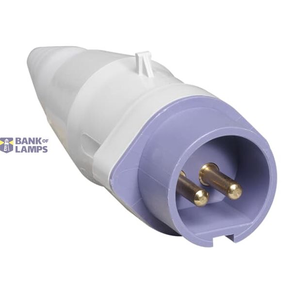 Plug for extra low voltage, 10h, 16A, IP44, 2-pole image 1