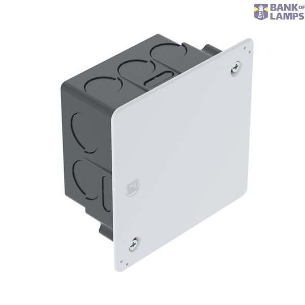 OBO UV 80 K flush-mounted connection box 80x80x45, PS, black image 1