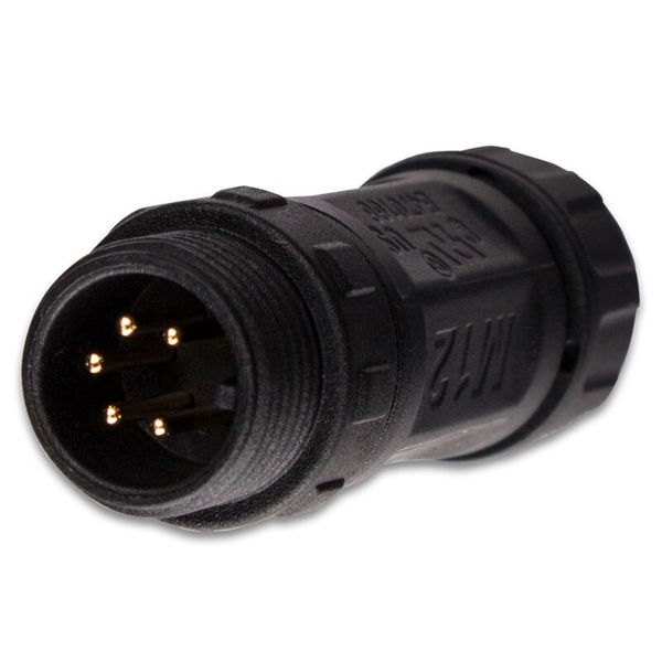 Connector - fork, IP67, soldering, M12, 5-pin image 1