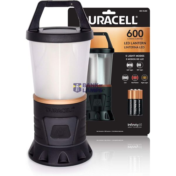 DURACELL 8661 Lantern 600lm incl. 3xAA BL1 image 1