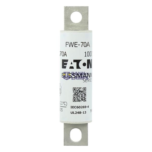 FWE-500A 1000Vdc IEC/UL 500A aR 60mm Round fuse image 1