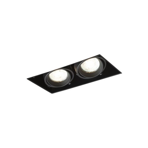 ELECTRA II GU10 frameless black 230V LED GU10 8W image 1