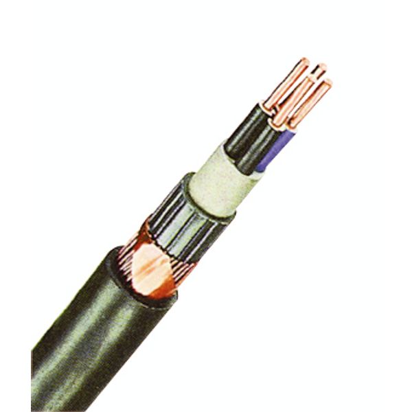 PVC Insulated Heavy Current Cable NYCY 7x1,5re/2,5 black (The price is shown without markup on metals. Request a quote for accurate information) image 1