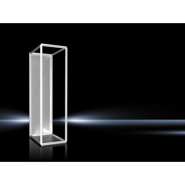 VX Modular enclosure, WHD: 600x2000x800 mm, sheet steel image 1