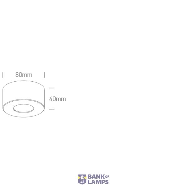 BLACK 7W WW 230V DIMMABLE image 2