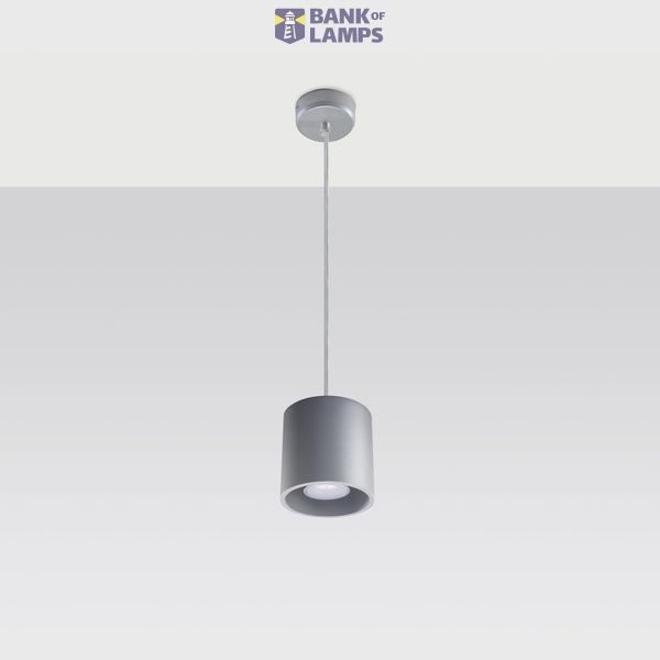 HANGING LAMP ORBIS 1 GREY GU10 1X40W IP20 image 4