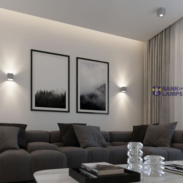 WALL LAMP QUAD CONCRETE G9 1X40W IP20 image 6