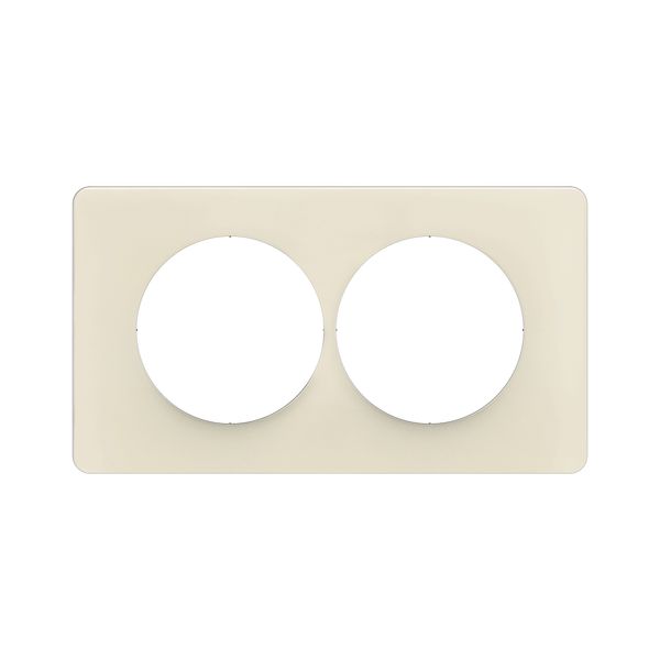 PLATE 2G 57MM ALMOND WHITE image 4