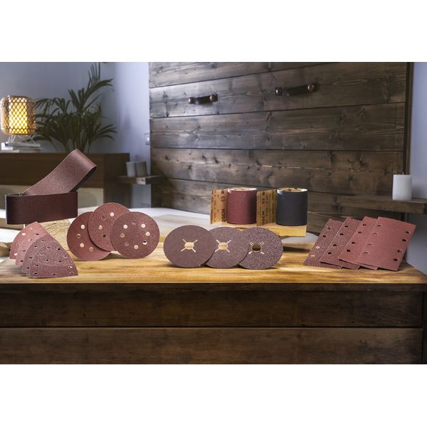 Sanding roll SiC waterproof, 93 mm x 5 m, P180 G= 180 image 2