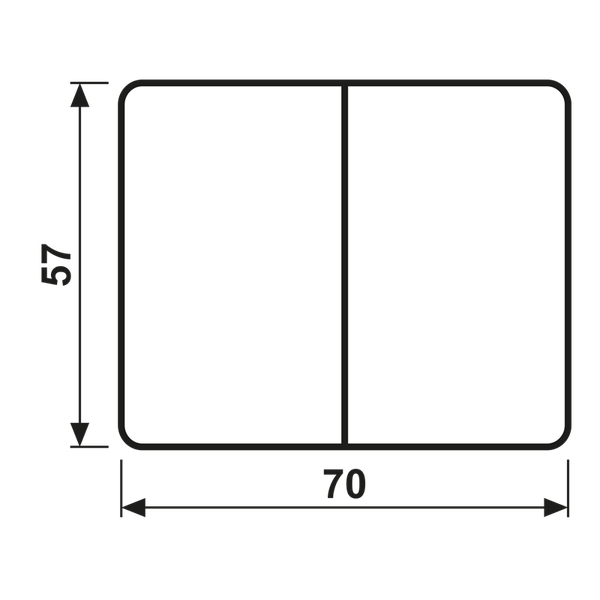 2-gang switch rocker image 4