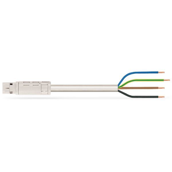 pre-assembled connecting cable Eca Plug/open-ended white image 3