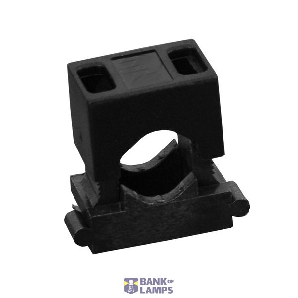 Cable mounting bracket - "UM 16" black image 1