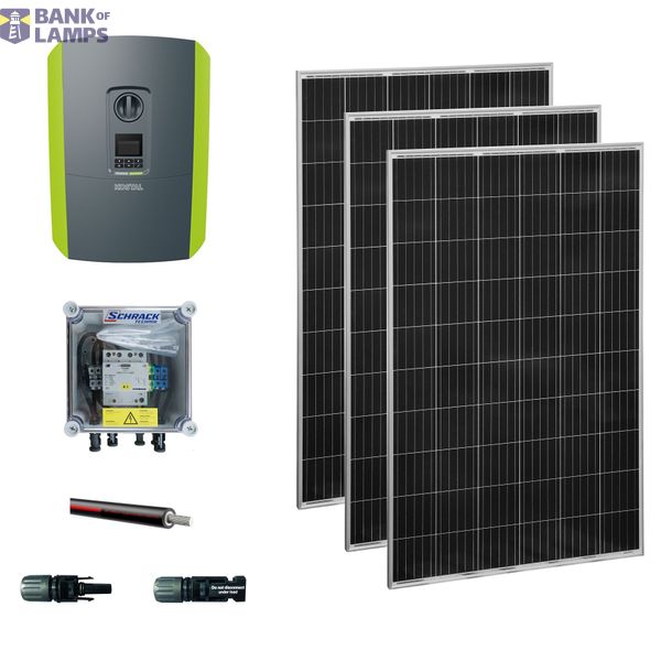 PVSet 2,9kW, Kostal 3kW, 7modules, šA, cables, tiled roofs image 1