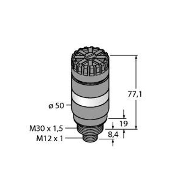 LED Signal Light Compact Signal Tower   TL50CRAQ image 1