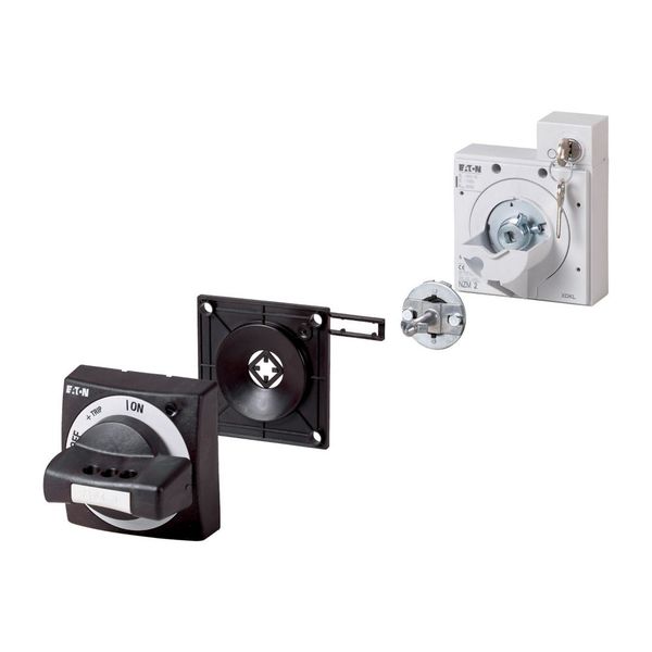 NZM2-XTVDKL Door coupling rotary handle, black, +key lock, size 2 image 4