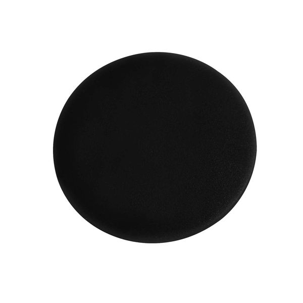 M22-XDP-S Button plate, mushroom black, blank image 3