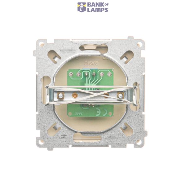 Touch panel 3 modules, Modul 1: 1 touch field, Module 2: 2 horizontal touch fields, Module 3: 1 touch field, Fixing: horizontal, White pearl image 1