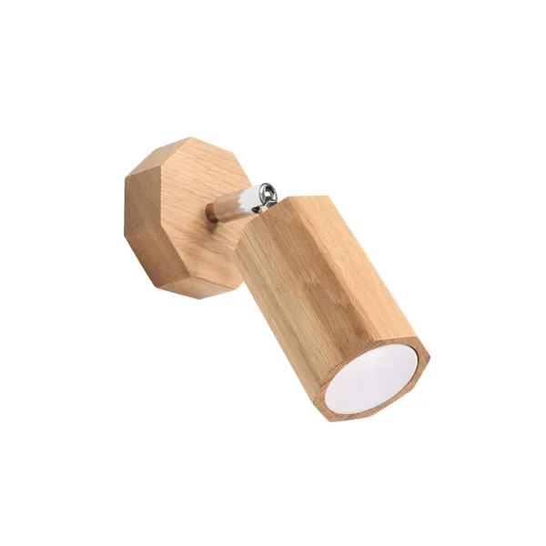 WALL LAMP ZEKE OAK GU10 1X40W IP20 image 1