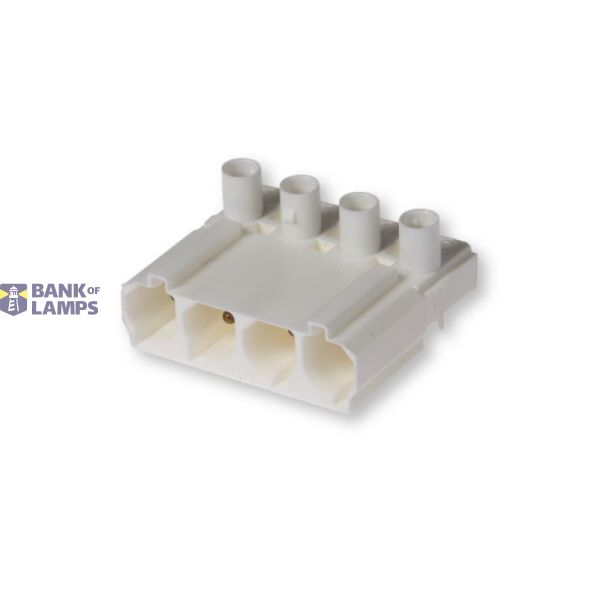 NAC41H2.W | Coupler 4-p plug, w/o N-latch, wht image 1