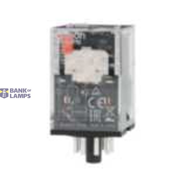MKSN8096D Relay, plug-in, 8-pin, DPDT, 10 A, mech & LED indicator MKSN8096D image 1