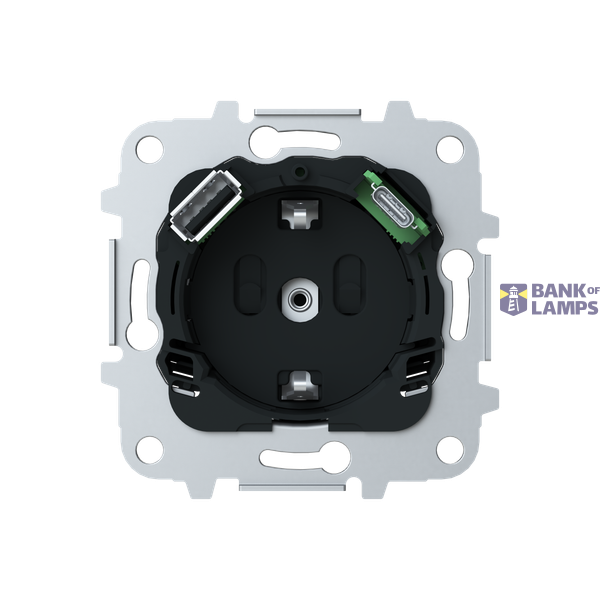 Schuko + USB A+C image 1