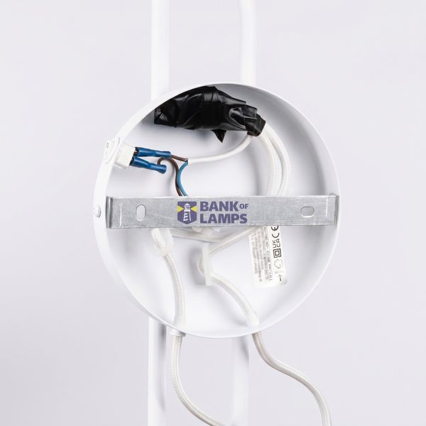 Wall lamp NOX 2 white with a switch image 10