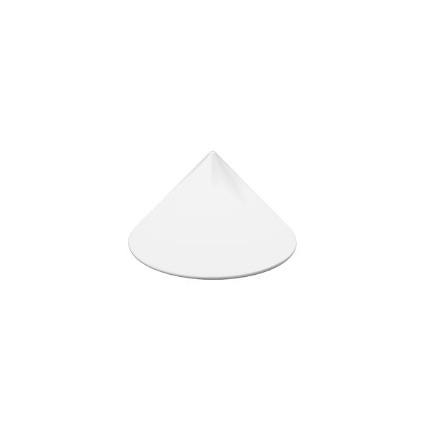 Replacement glass, moulded glass D 250 H 125 colour: white image 2