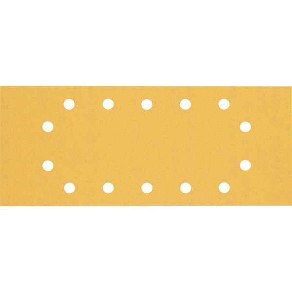 EXPERT C47 Sandpaper with 14 holes for Orbital Sanders 115 x 28 mm, G 12 1-pc image 1