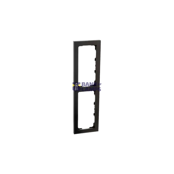 FRAME 2+2 FOR TRIPLE OUTLET BLACK 12-PACK image 1