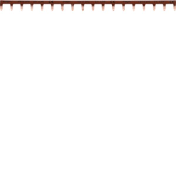 Pin strip 1P 18M 63A 10mmp, blue image 1