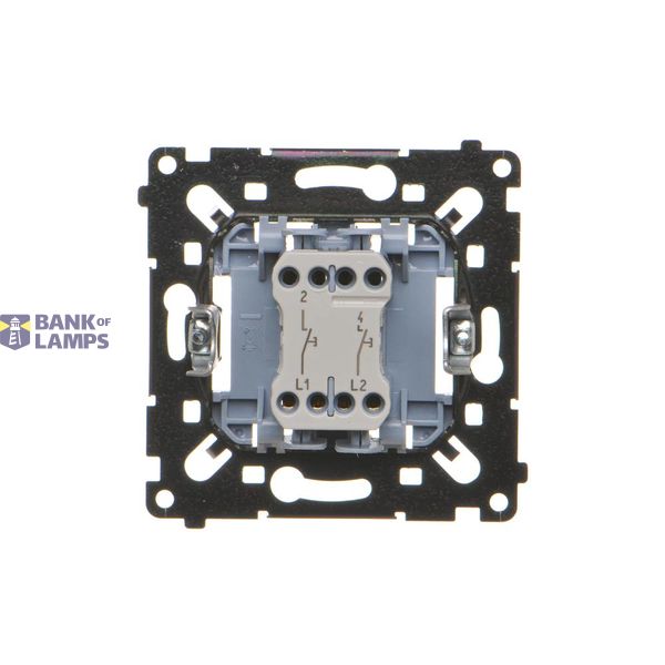 Cover for R-TV-SAT aerial socket, Graphite image 1