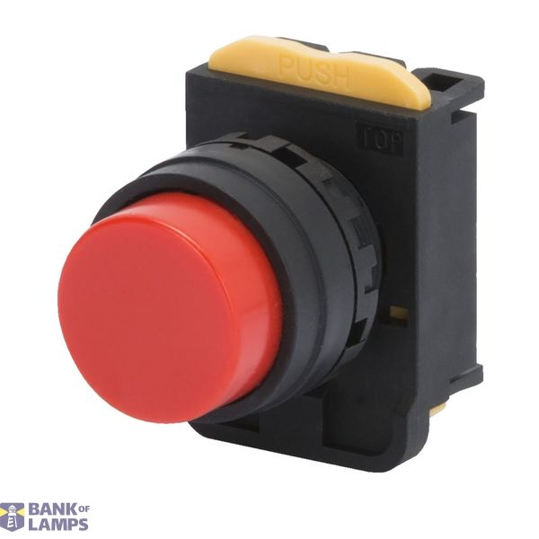 MOMENTARY PUSH-BUTTON WITHOUT ROUND GUARD - RED image 3