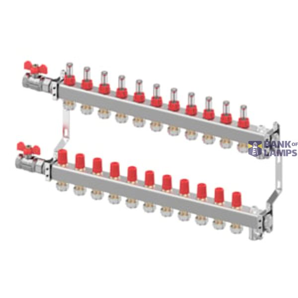 SSM manifold bundle, STAINLESS STEEL, Number of heating manifold connections [loops] [Max]: 11, 6 bar image 1