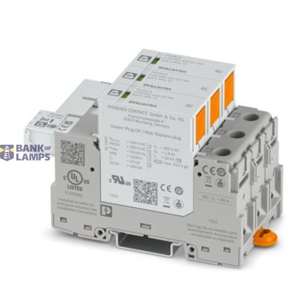 VAL-US-SPP-240/50/3+0-R - Surge protection device image 1