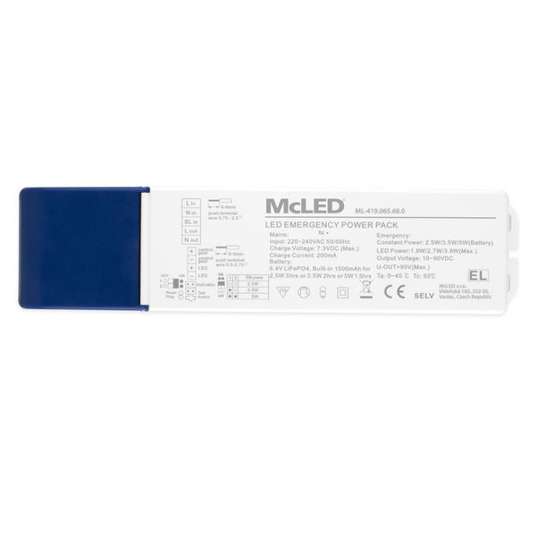 Emergency module, max. 5W, add. 1.5-3 hours image 1