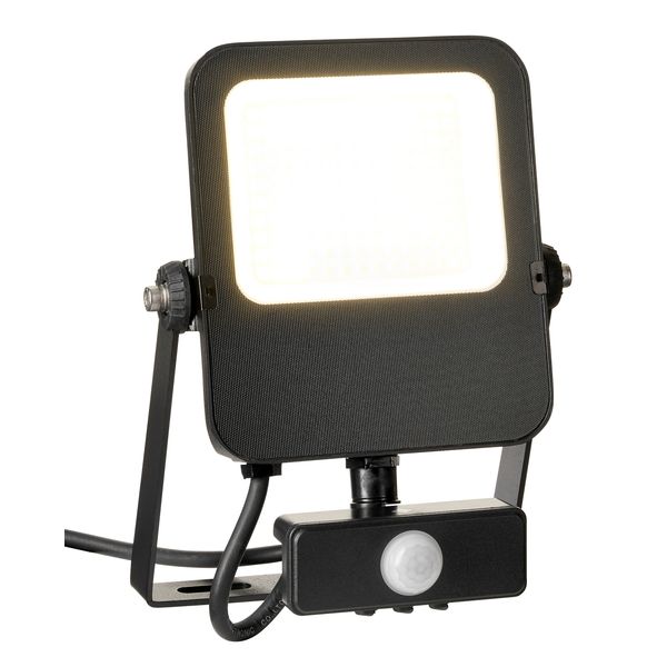 CAPRI LED Basic 50W, 5500lm, 4000K, sensor, IP65, black image 1