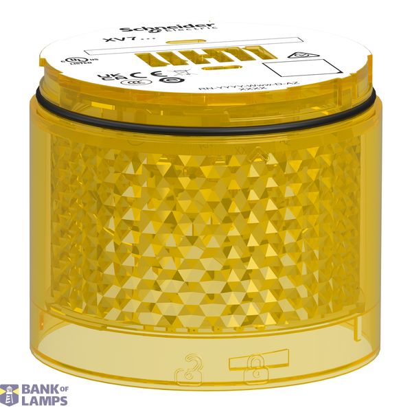 Flashing Yellow Colored lens image 1