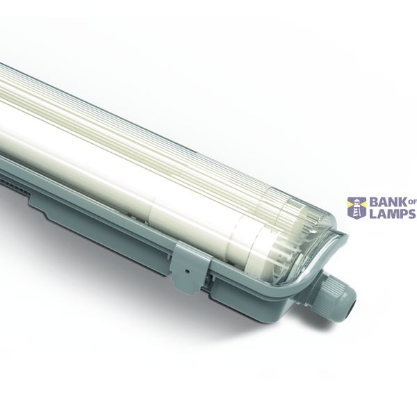 38240P IP65 2xT8 LED TUBE 1200mm PC/PC image 1