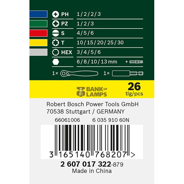 Screwdriver Bit Set 26pc mini ratchet se image 1
