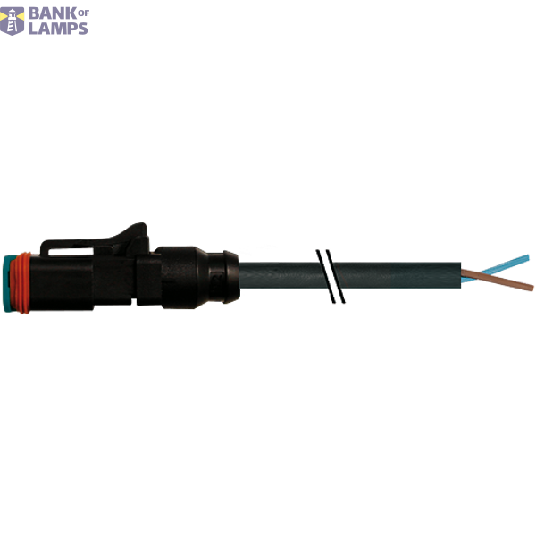 Valve plug MDC06-2s short with cable PUR 2x1.0 bk ADR 3m image 2