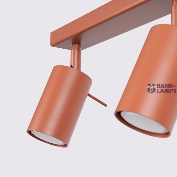 RING CEILING LAMP 3L RED OCHRE 3XGU10 image 4