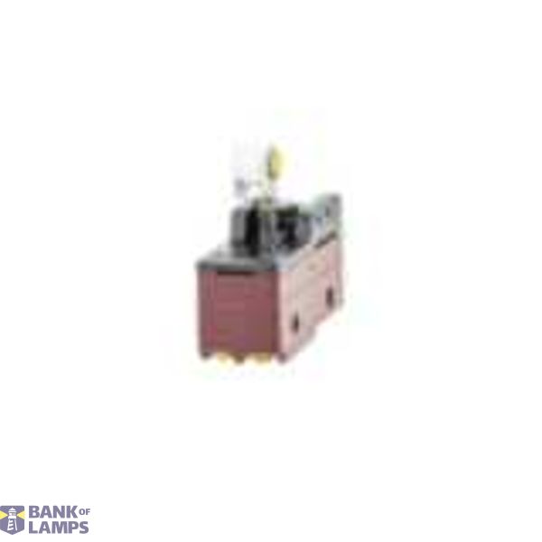 Basic switch, general purpose, Hinge roller lever (26.6 R, 9.5x4 dia., Stainless steel roller), Snap action, Self-reset type, Single-Pole, Double-Throw type, SPDT, Solder terminal X10G7030A image 1