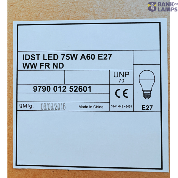 LED E27 8.5W A60 2700K 1055lm FR (without packaging) image 3