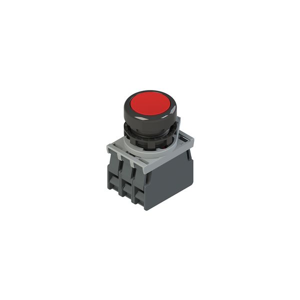 Complete unit with illuminated pushbutton, fixing adapter and contacts image 1