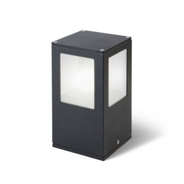PONDER 20 wall or bollard black 230V LED E27 15W IP44 image 1