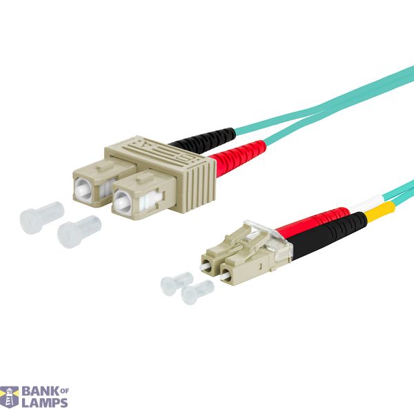 OpDAT patch cord SC-D/LC-D OM3, 20.0 m image 1