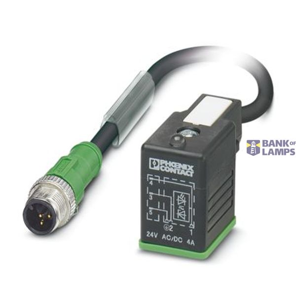 SAC-3P-M12MS/0,6-PUR/B-1L-Z180 - Sensor/actuator cable image 1