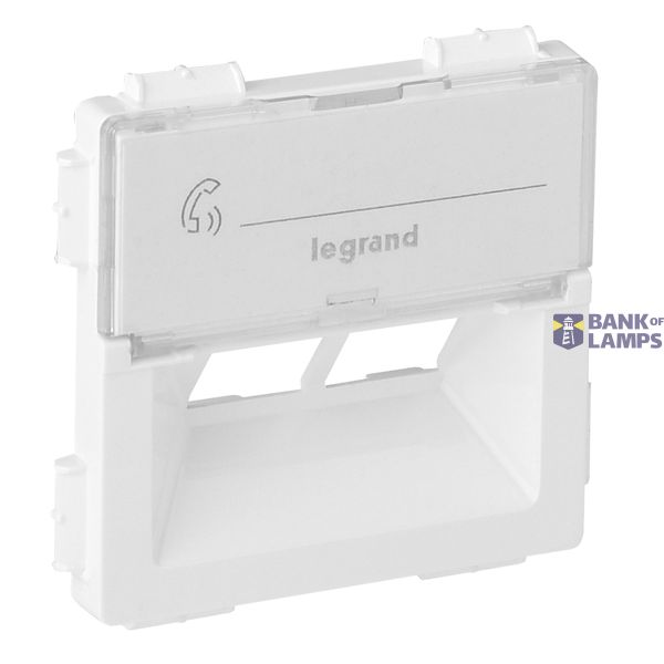 Cover plate Valena Life - double RJ 45 socket cover - white image 2